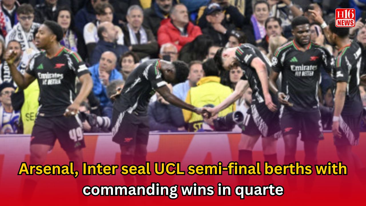 Arsenal, Inter seal UCL semi-final berths with commanding wins in quarte